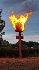 The lit Beacon, taken Thursday 2nd June 2022